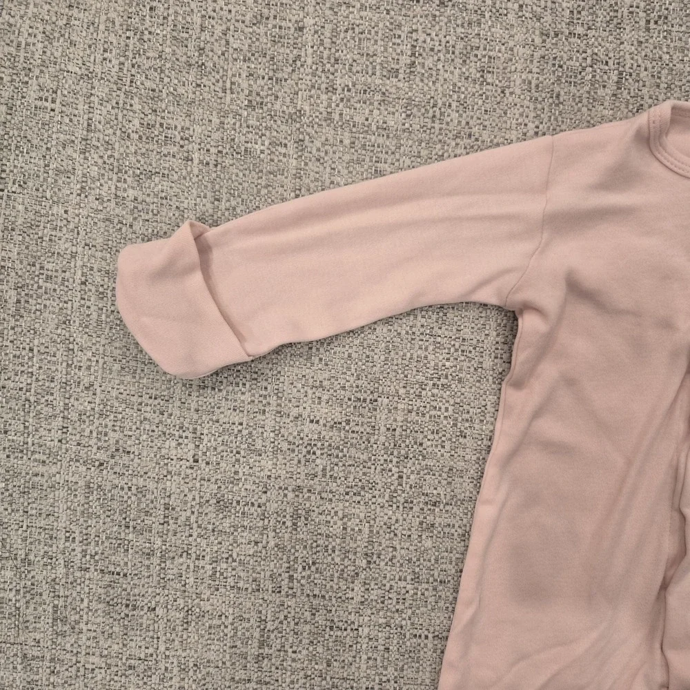 Simply Magnetic Me Pink Footie Sleeper Organic Cotton 0-3 Months